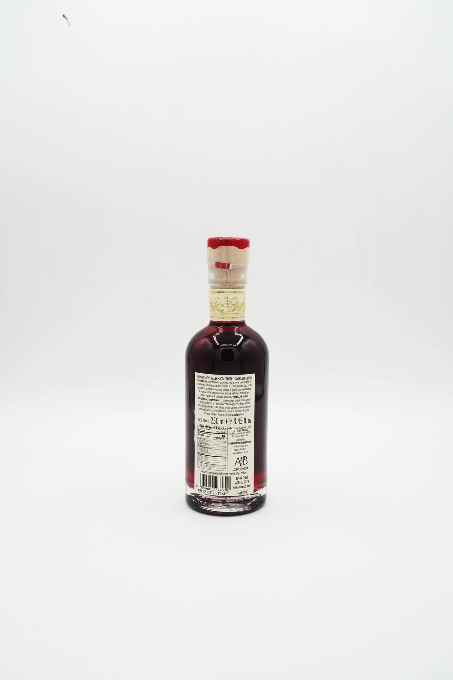 Giardini Spiced Orange Balsamic Gin (Non Alcoholic Spirit)